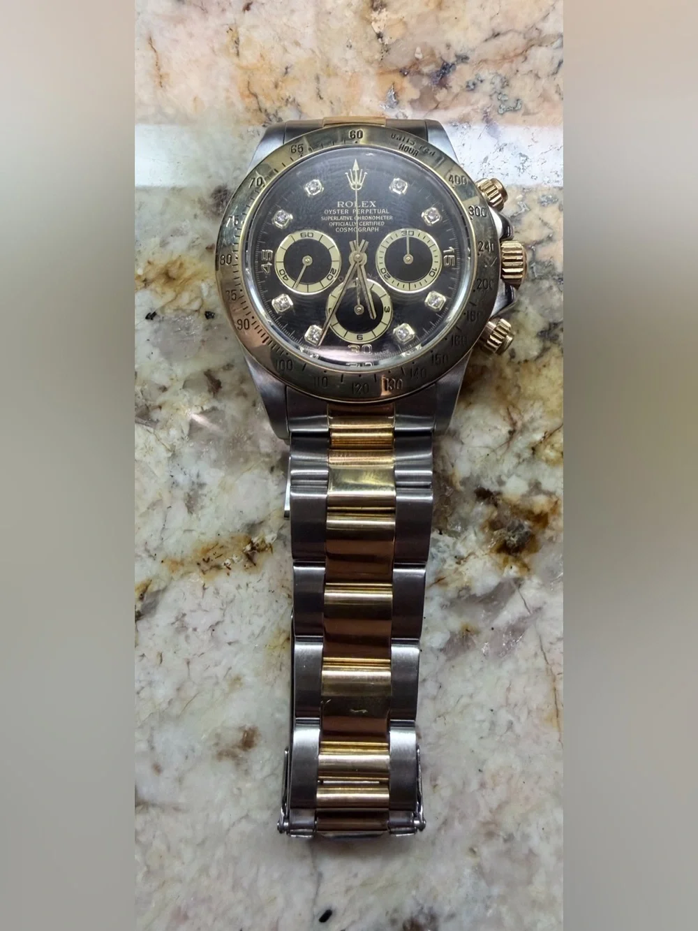 Rolex Daytona with diamonds